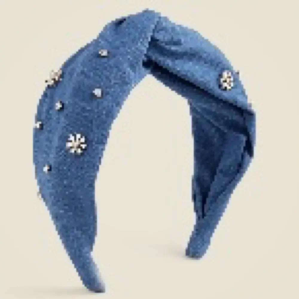 Crewcuts embellished chambray headband